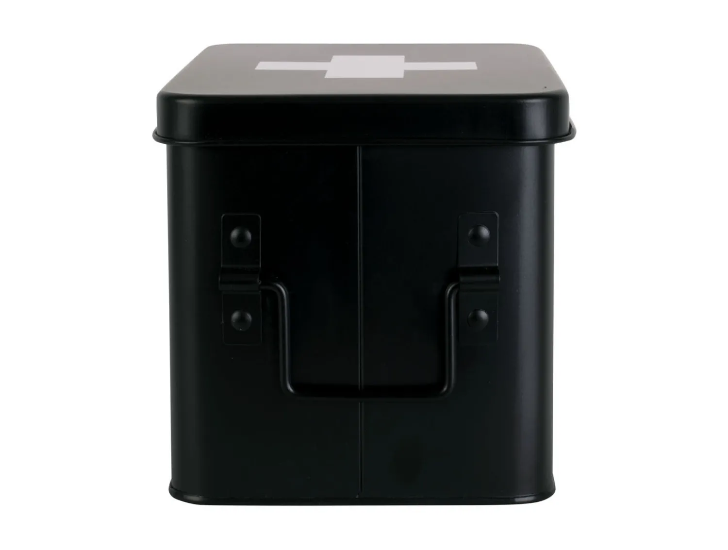 Discount Present time - Medicine storage box medium metal matt black