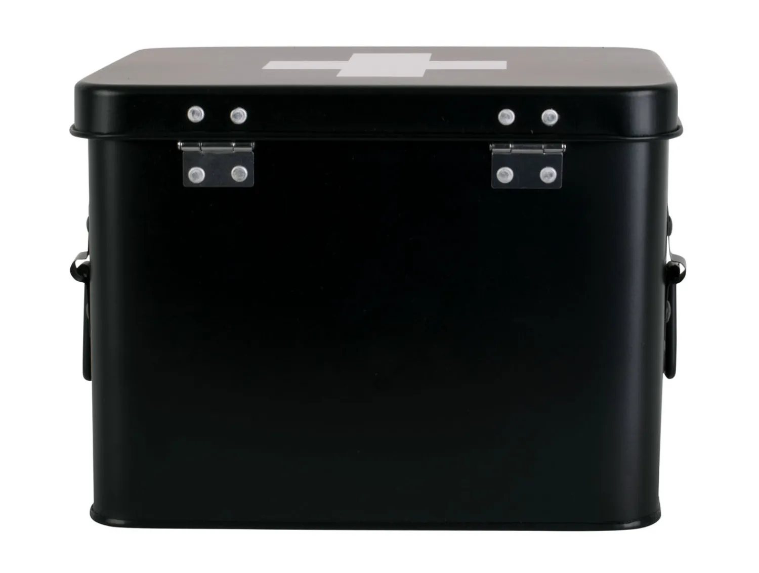 Discount Present time - Medicine storage box medium metal matt black