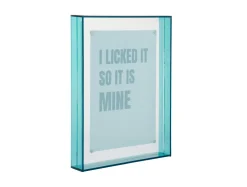 Sale Present time - Photo frame Gayo Large acrylic turquoise blue