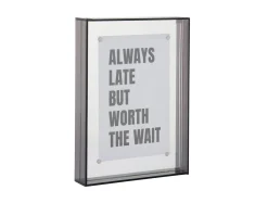 Discount Present time - Photo frame Gayo Medium acrylic dark grey