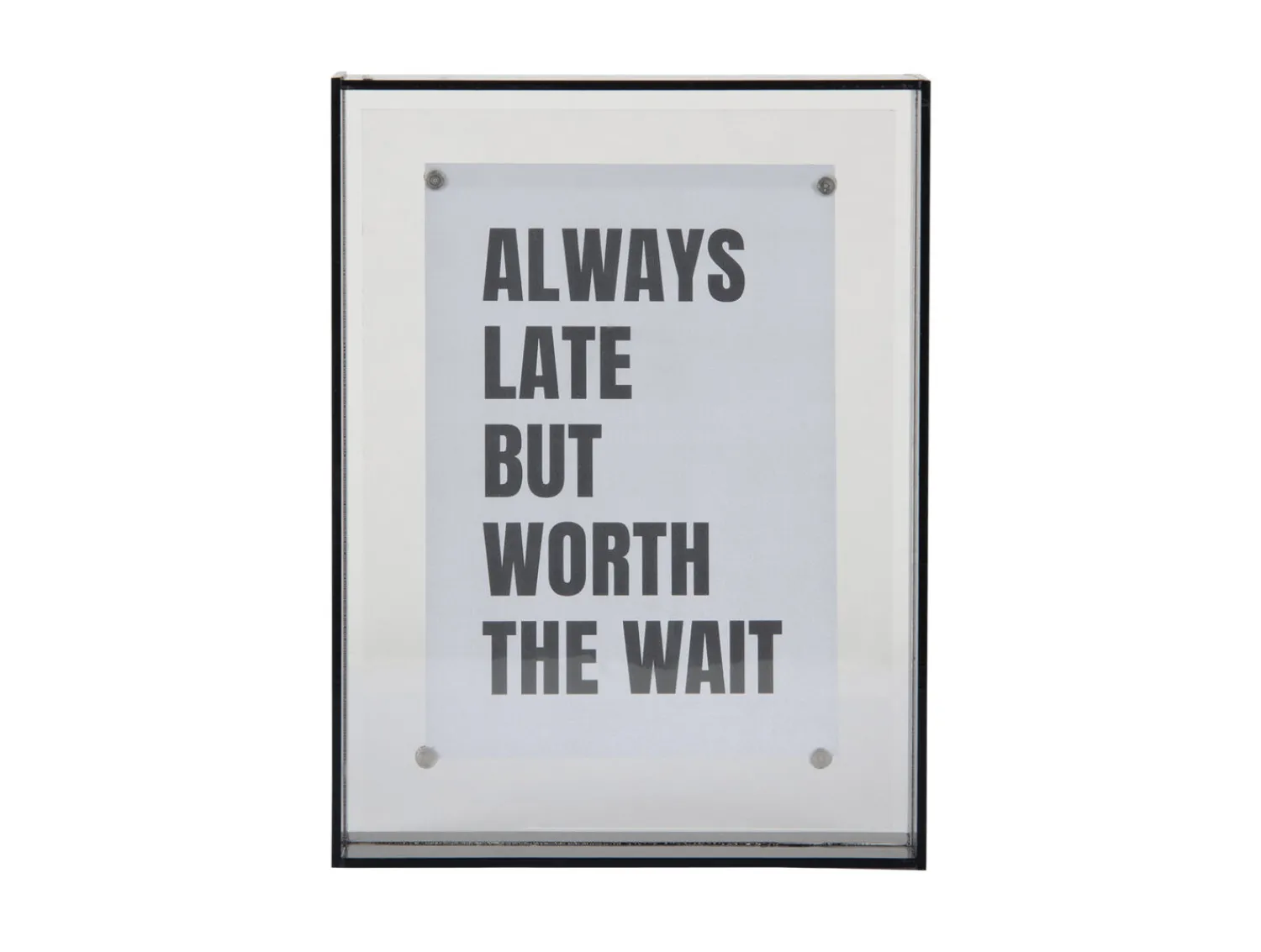 Discount Present time - Photo frame Gayo Medium acrylic dark grey
