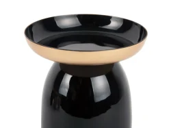 Discount Present time - Pillar candle holder Mila small iron enamel black