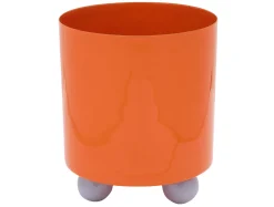 Clearance Present time - Plant pot Double Funky medium bright orange w. soft purple
