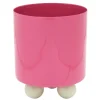 Outlet Present time - Plant pot Double Funky small bright pink w. soft green