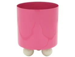 Outlet Present time - Plant pot Double Funky small bright pink w. soft green