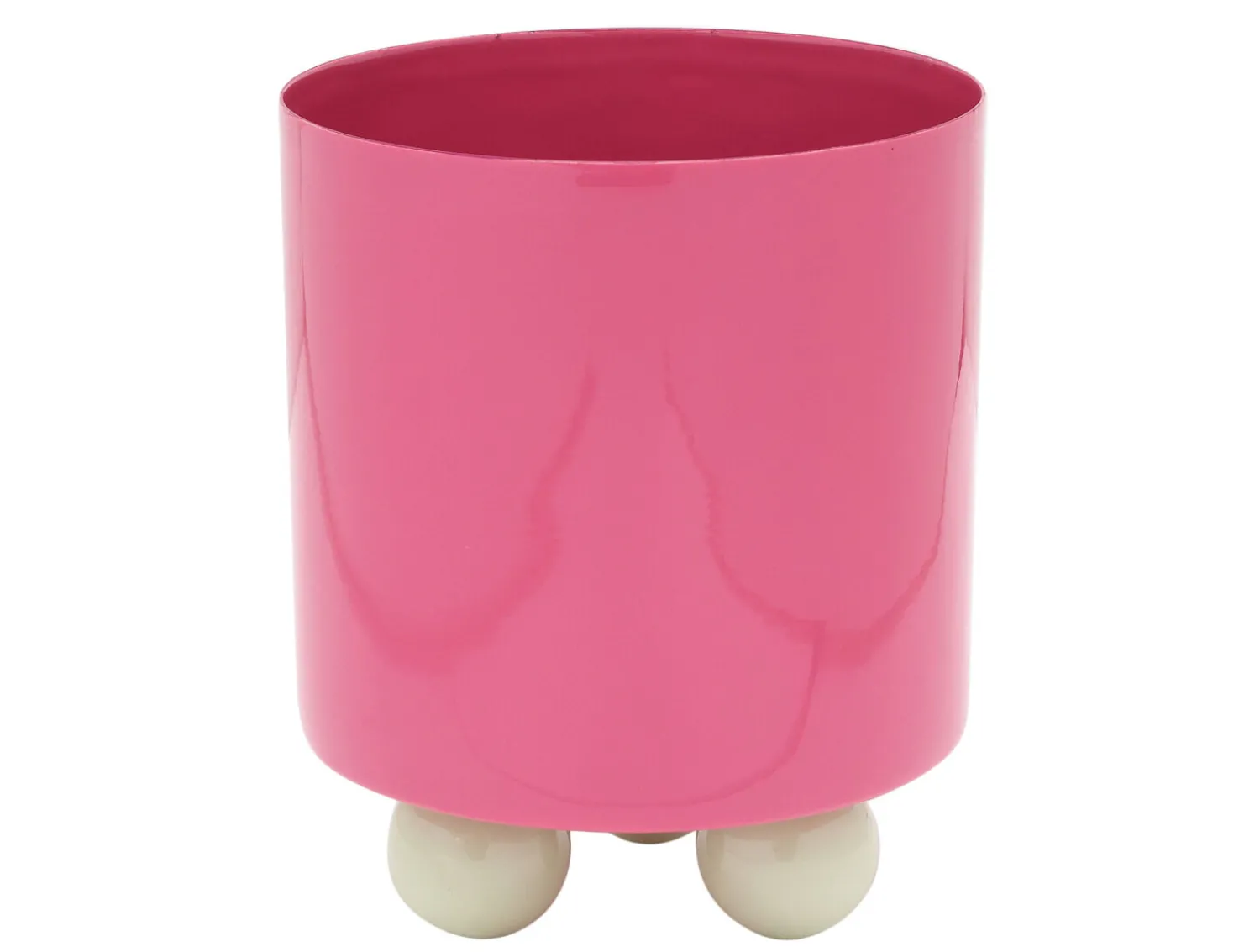 Outlet Present time - Plant pot Double Funky small bright pink w. soft green