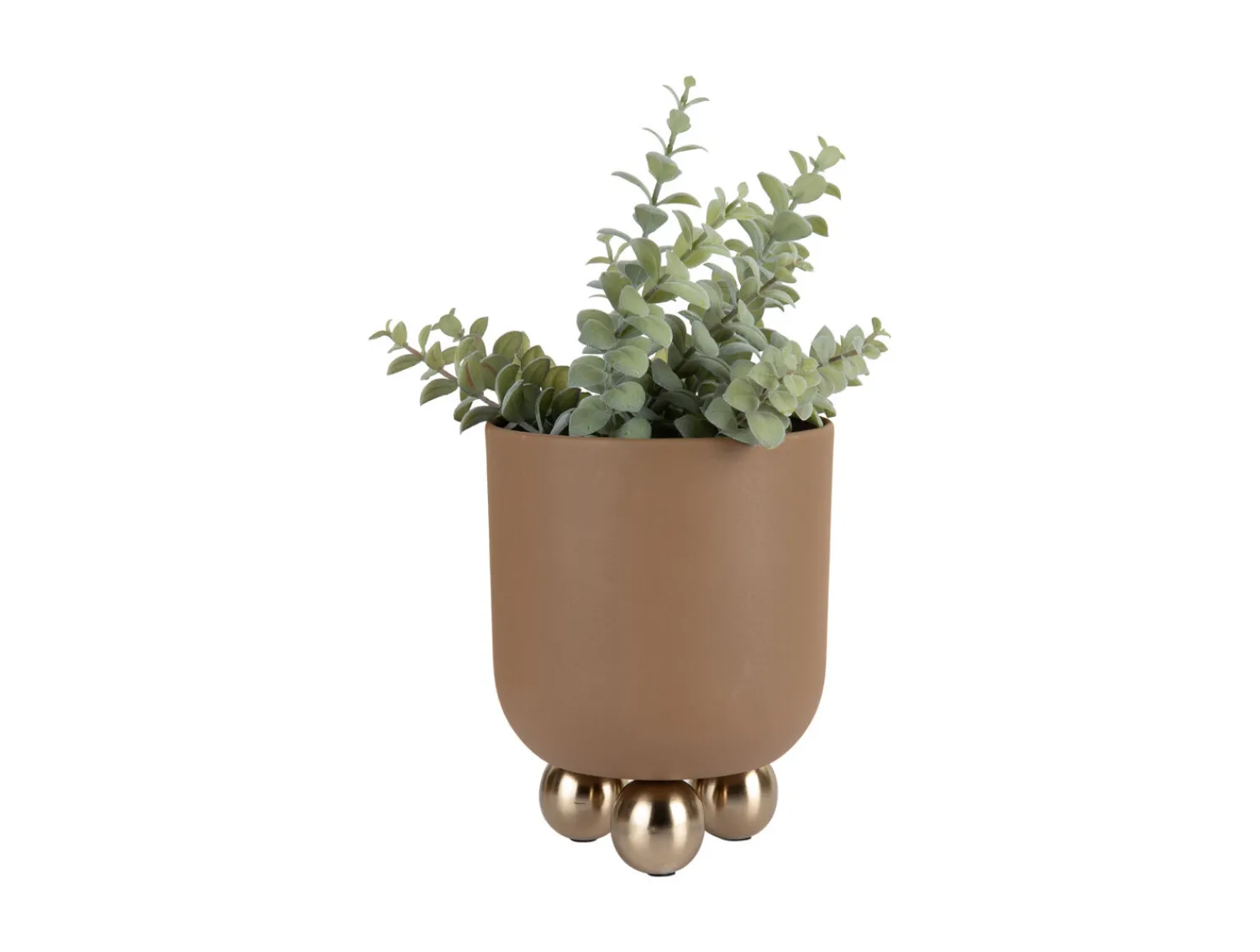 New Present time - Plant pot Estilo small mocha brown