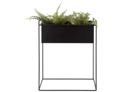 Discount Present time - Plant pot set Essence straight iron black