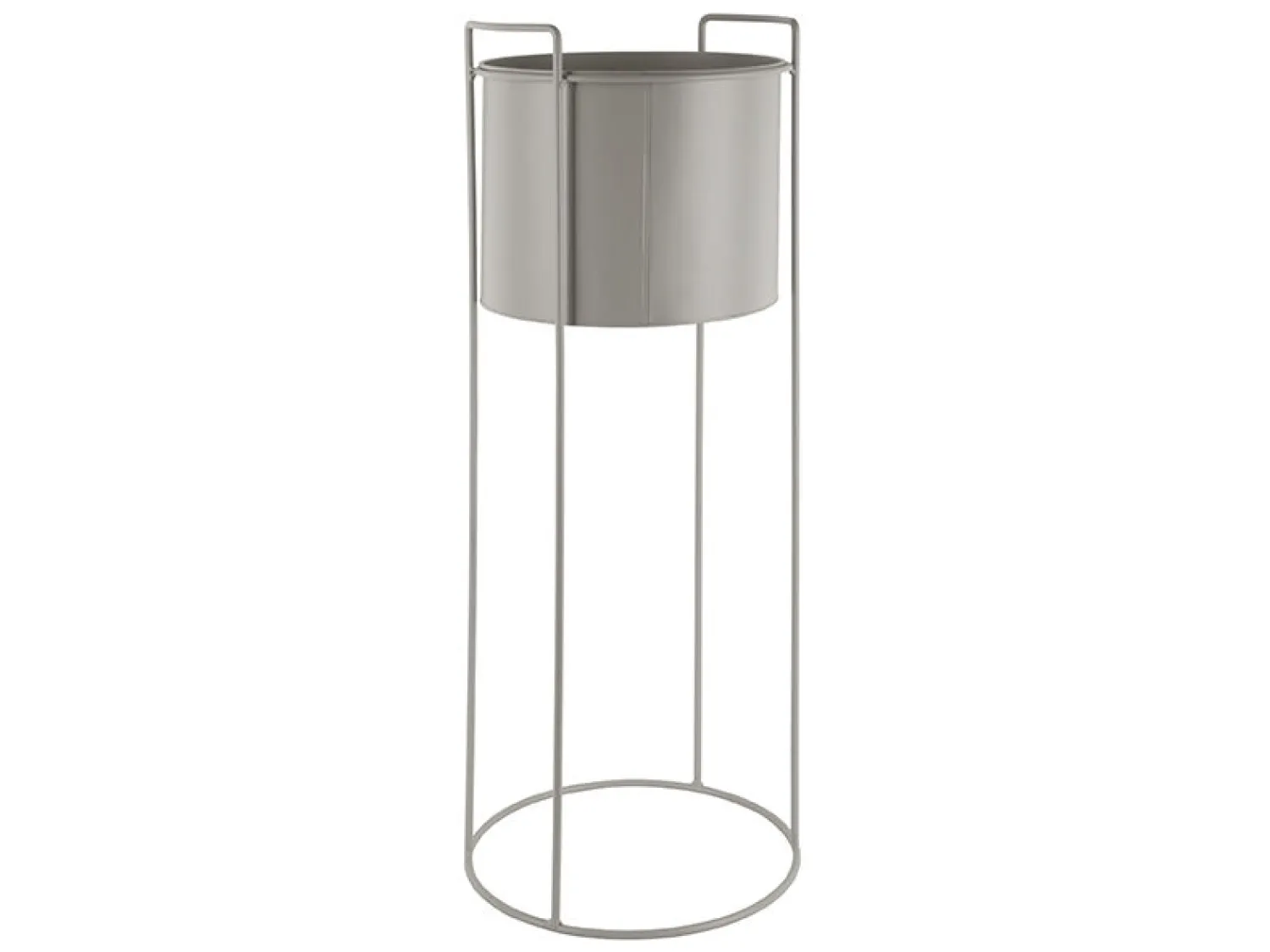 New Present time - Plant pot set Essence round iron warm grey