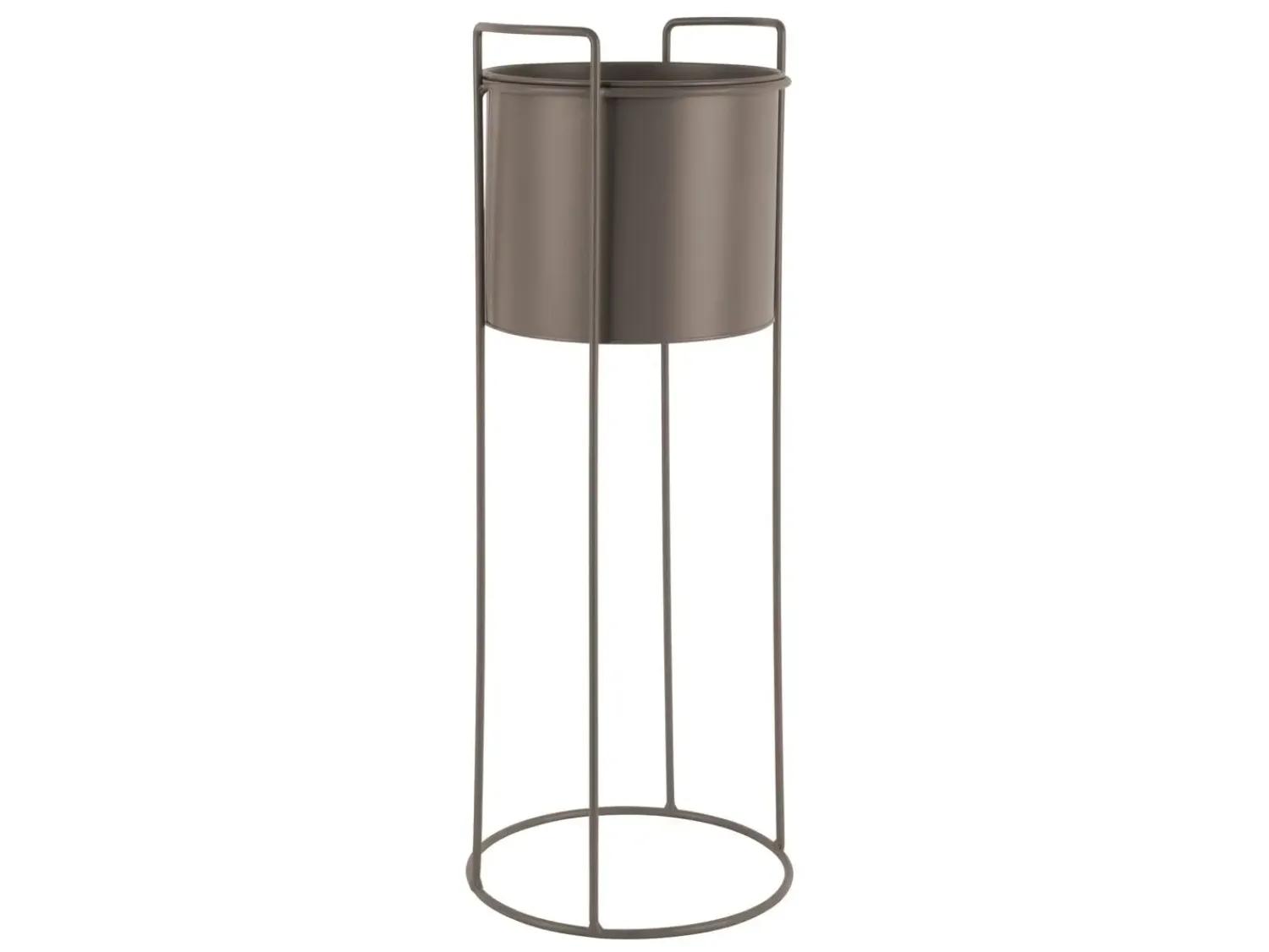 Discount Present time - Plant pot set Essence round iron moss green