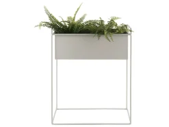 Outlet Present time - Plant pot set Essence straight iron warm grey