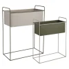 New Present time - Plant pot set Reina luxury green w. warm grey