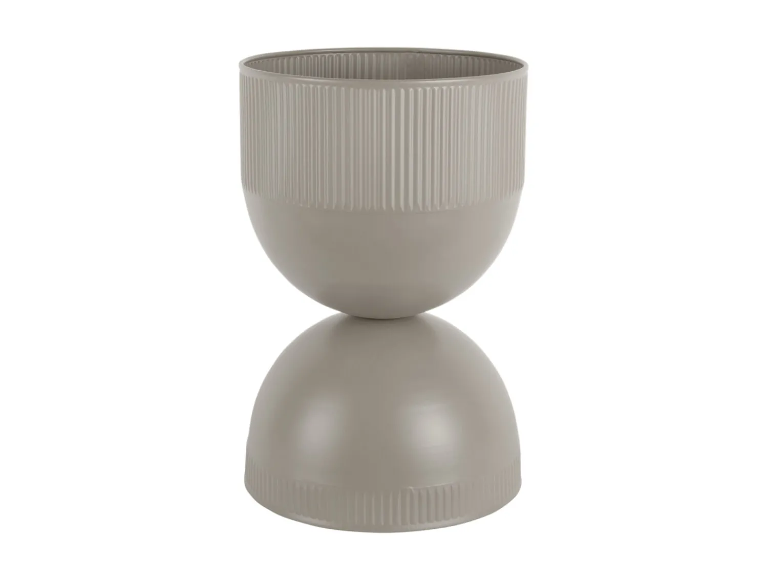 Discount Present time - Plant pot Tonar medium soft warm grey