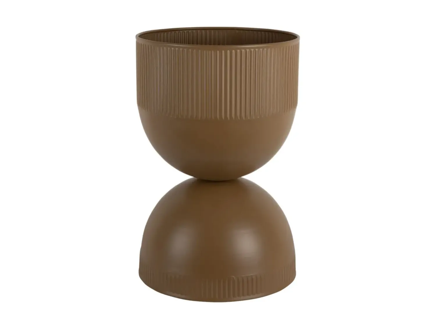 Clearance Present time - Plant pot Tonar medium mocha brown