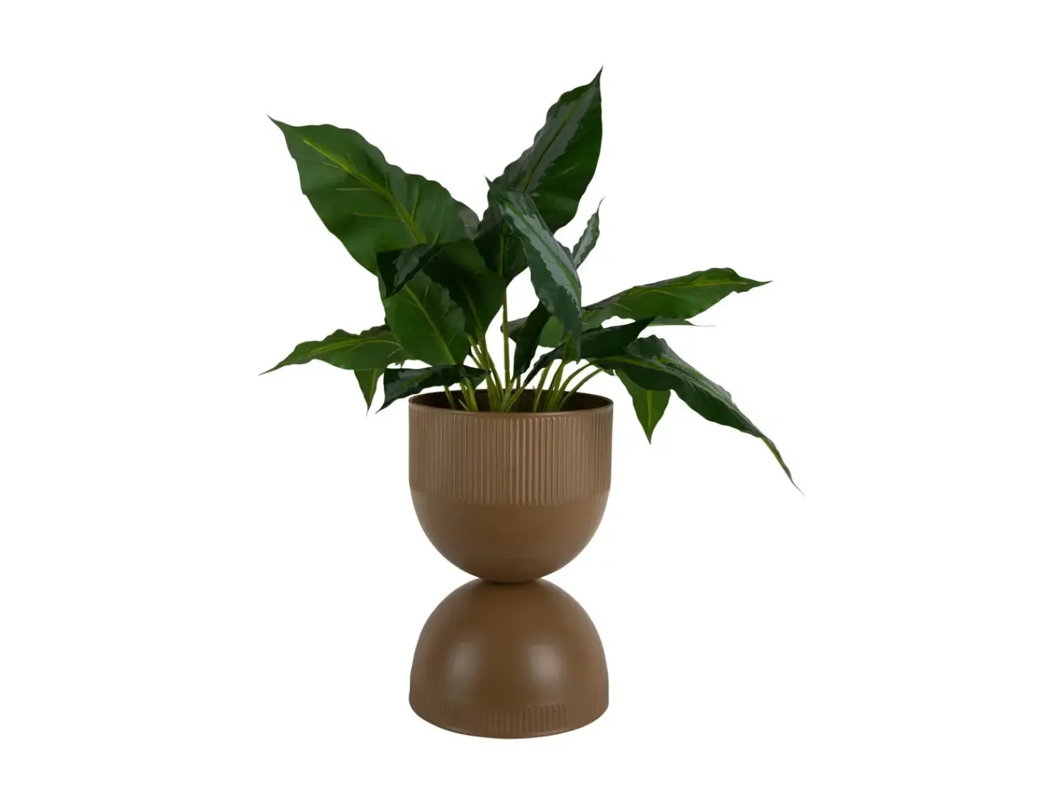 Clearance Present time - Plant pot Tonar medium mocha brown