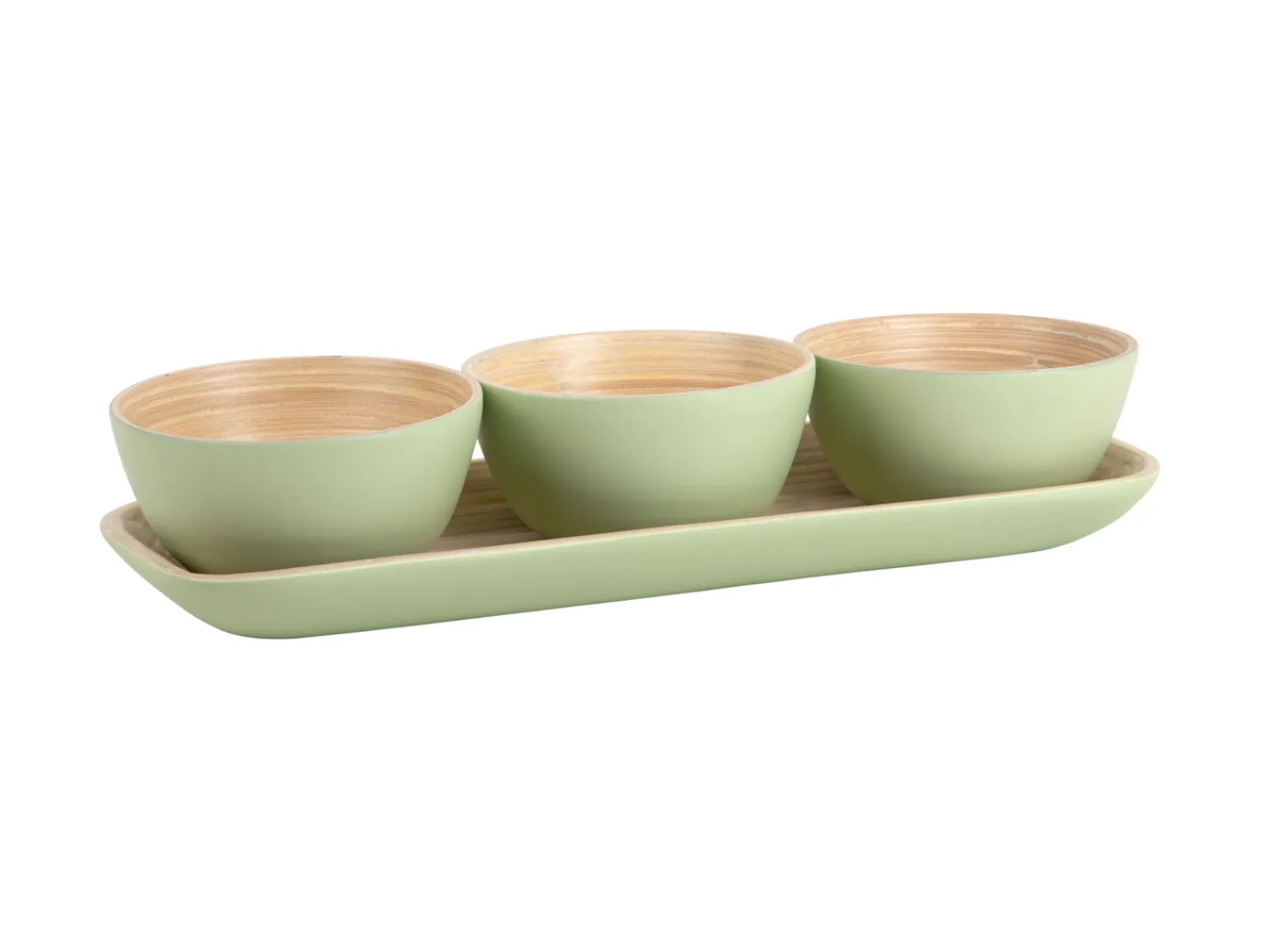 Best Present time - Snack set Puro bamboo soft green