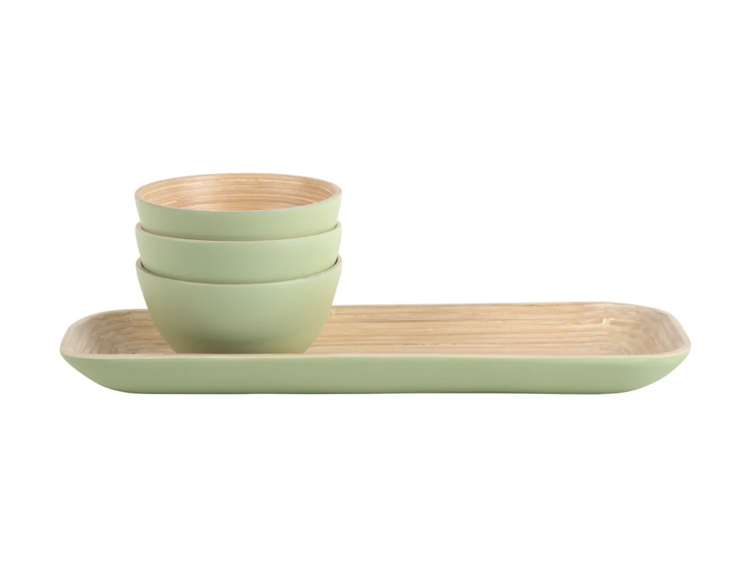 Best Present time - Snack set Puro bamboo soft green