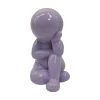 Sale Present time - Statue Amigo Dreaming medium soft purple