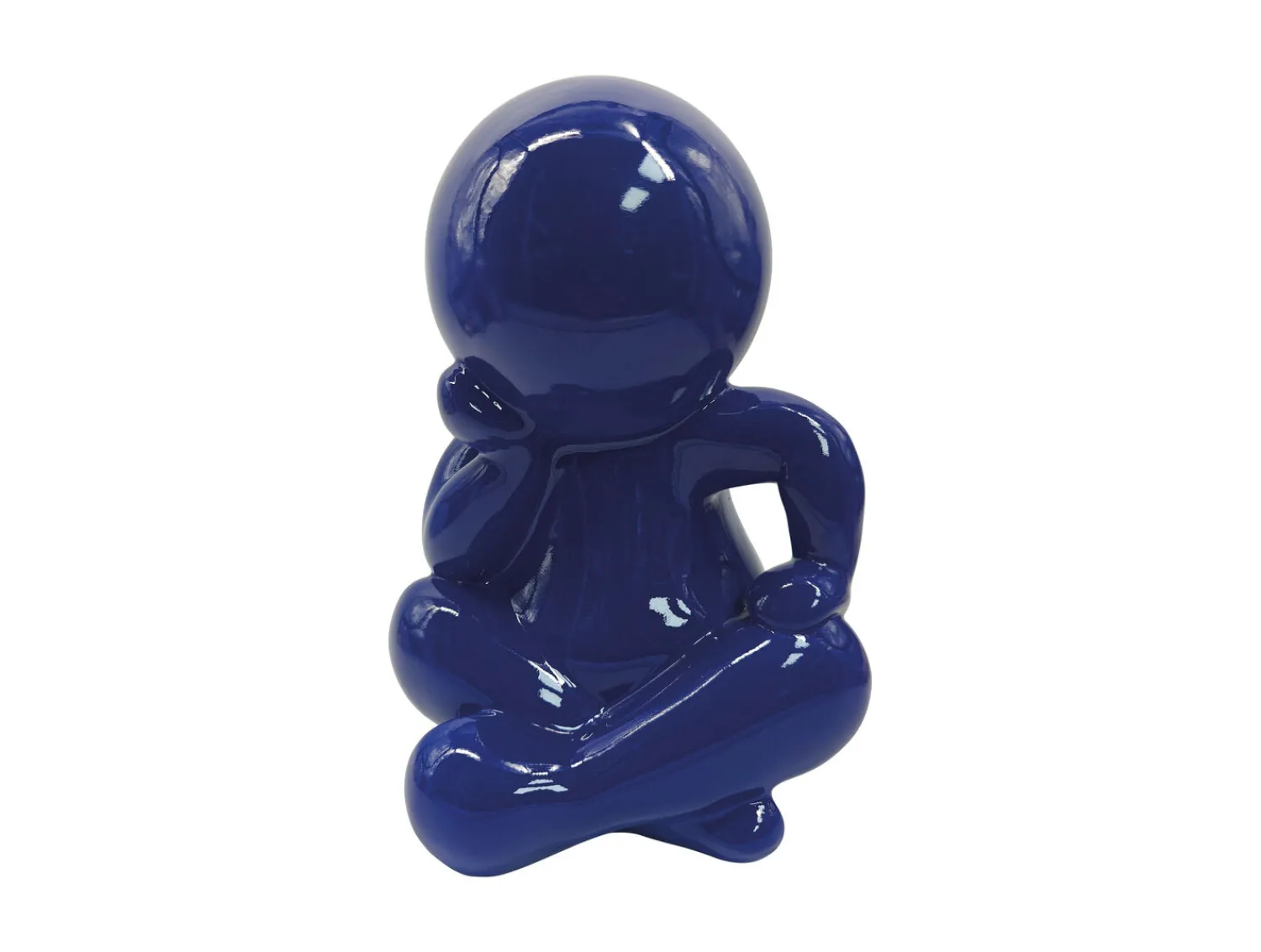 Best Present time - Statue Amigo Sitting large cobalt blue
