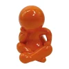 Sale Present time - Statue Amigo Sitting medium bright orange