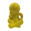 New Present time - Statue Amigo Sitting large citrine yellow