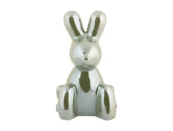 Discount Present time - Statue Balloon Bunny ceramic jungle green plated