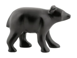 New Present time - Statue Bear metal matt black