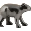 Clearance Present time - Statue Bear metal gun metal