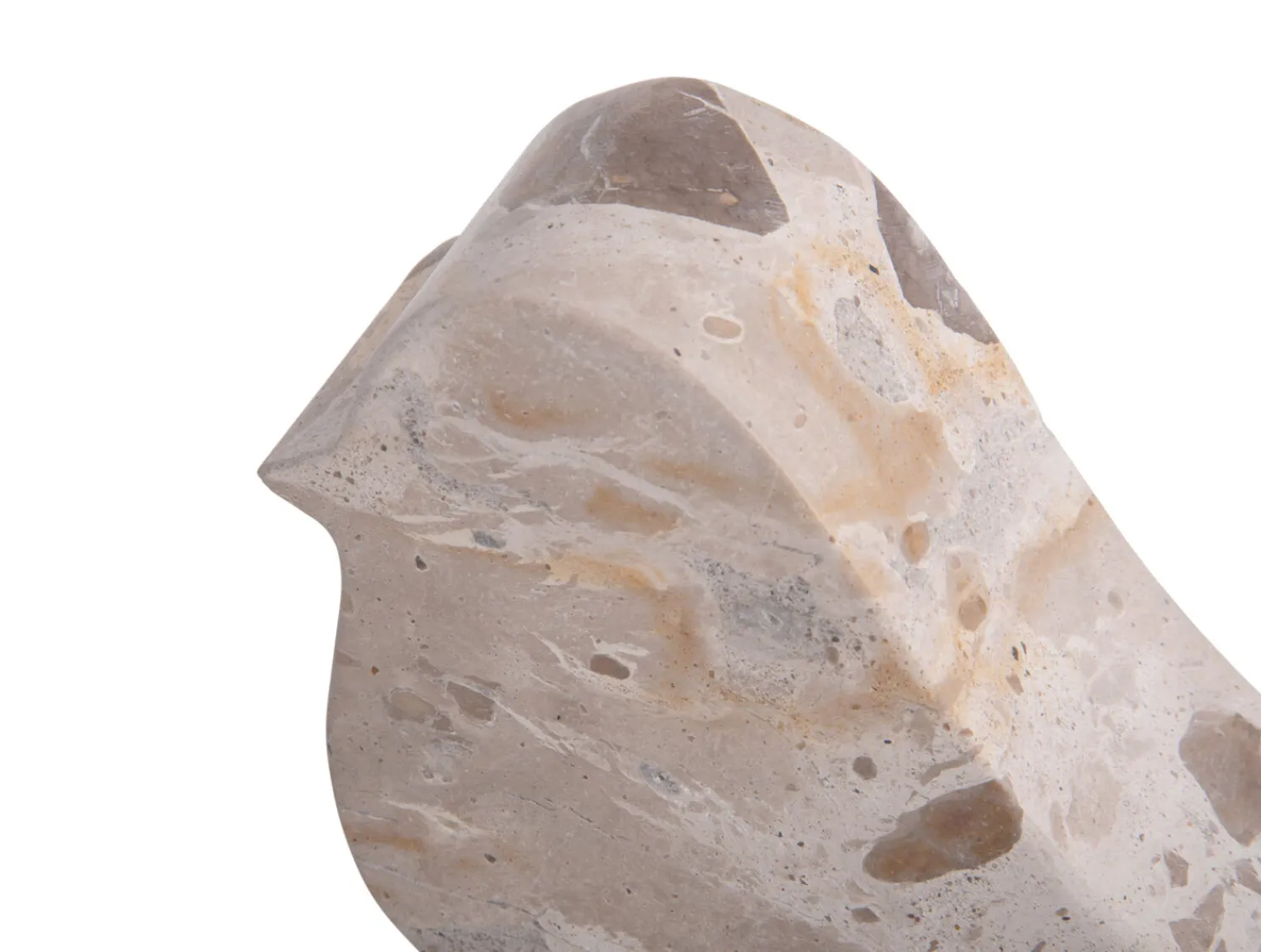 Sale Present time - Statue Bird large marble brown