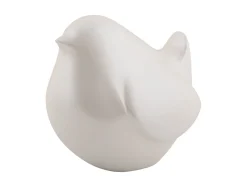 Discount Present time - Statue Fat bird metallic white