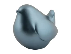 New Present time - Statue Fat bird metallic dark blue
