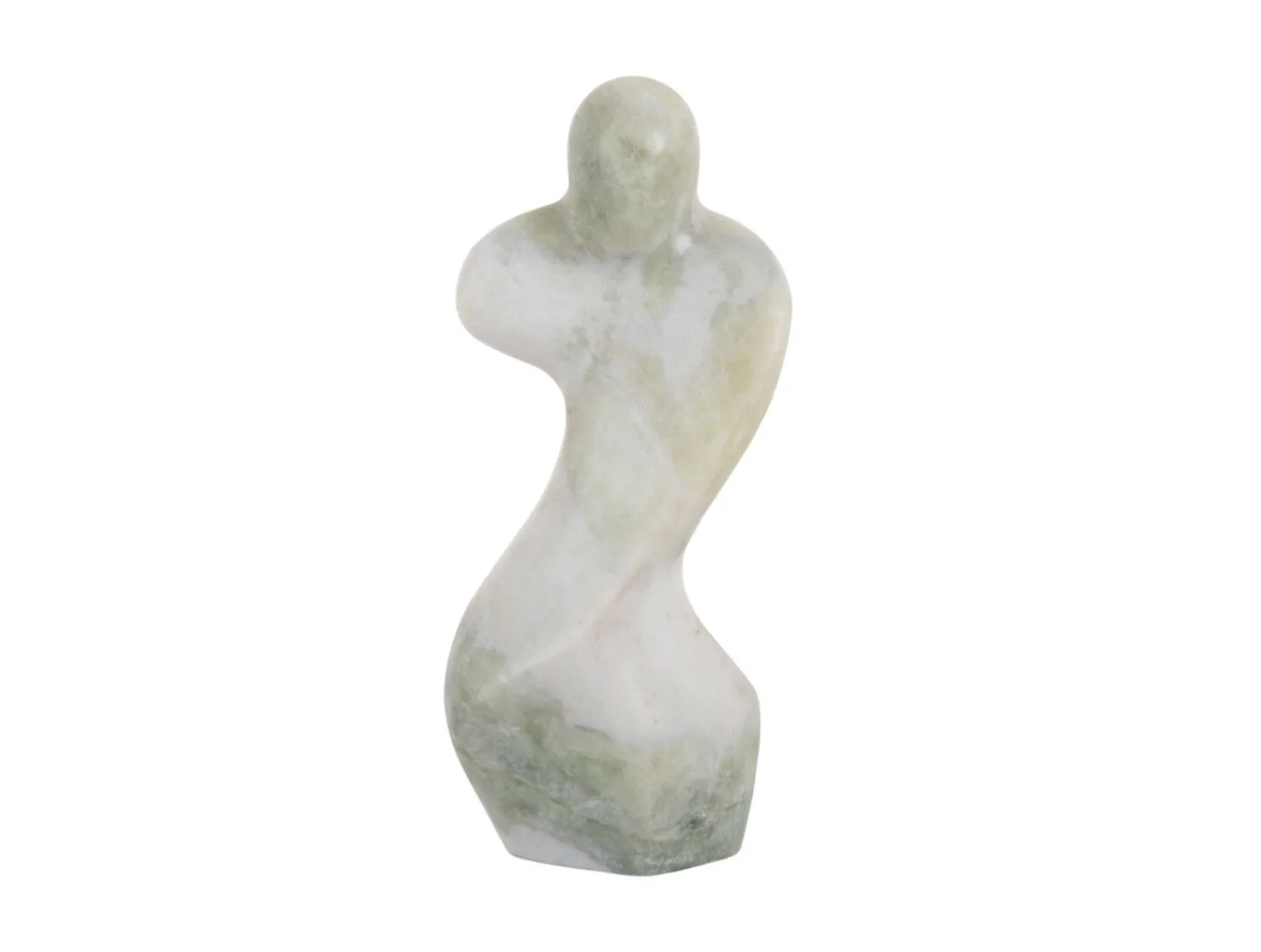 Discount Present time - Statue Female abstract marble himalayan green