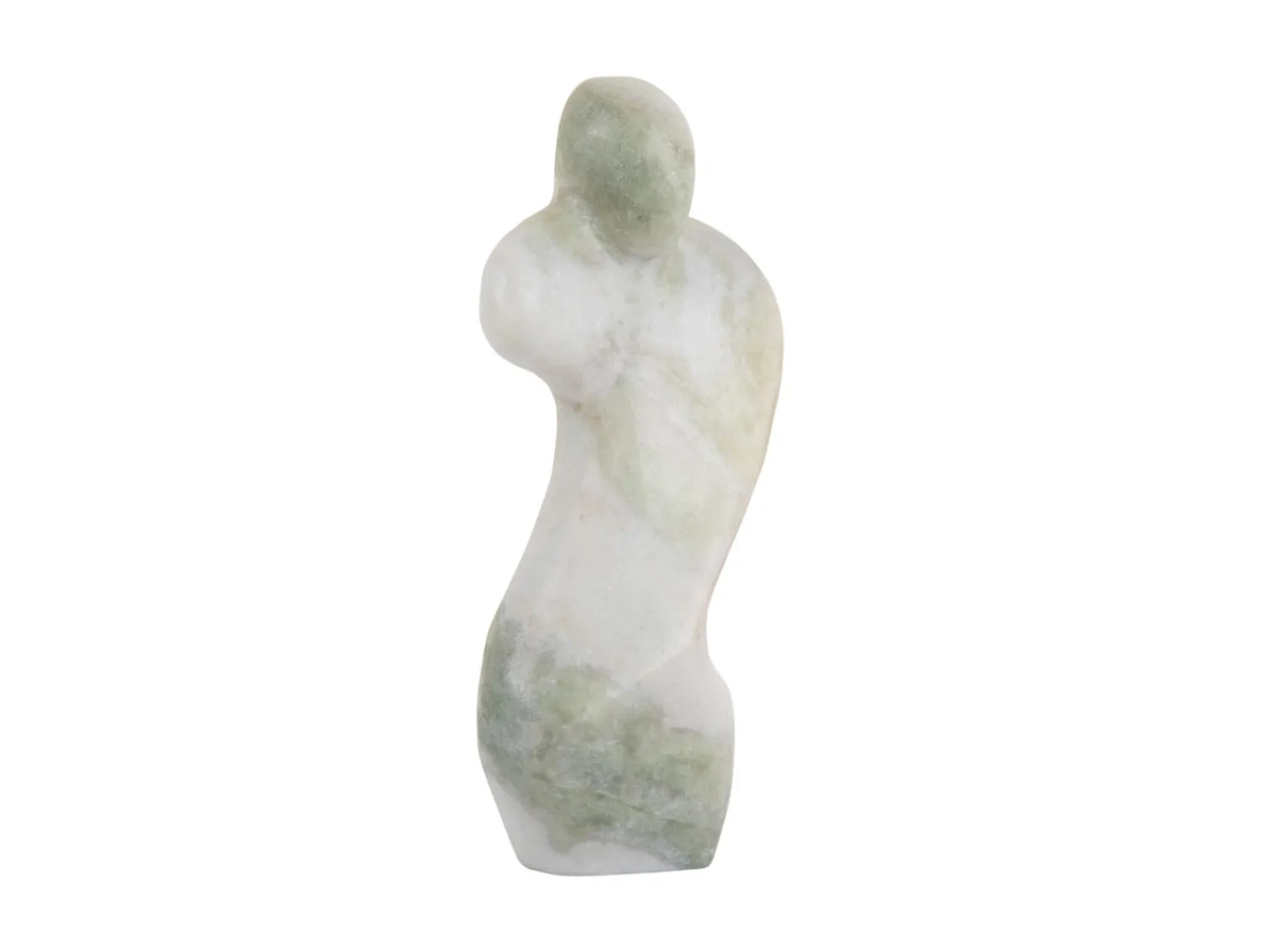 Discount Present time - Statue Female abstract marble himalayan green