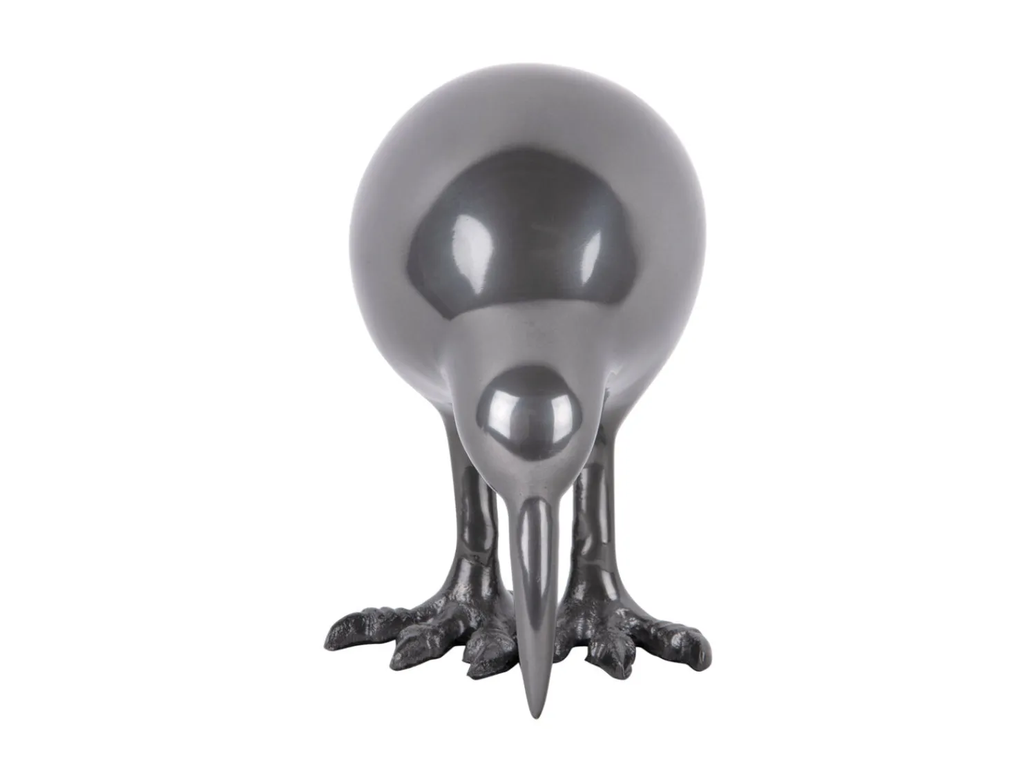 Clearance Present time - Statue Kiwi Bird metal gun metal