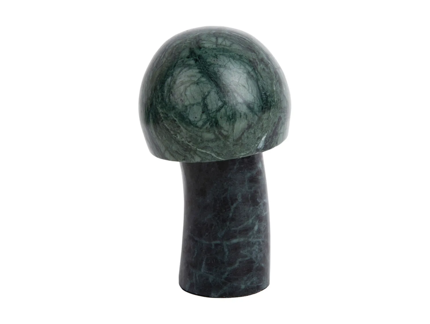 Present time - Statue Mushroom small marble dark green