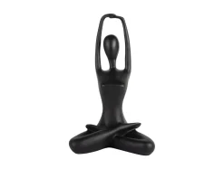 Present time - Statue Stretched Lotus black