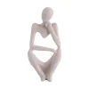 Outlet Present time - Statue Wondering polyresin light grey