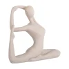 Present time - Statue Yoga Bow light grey