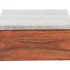 Online Present time - Storage box Acacia brown marble lid