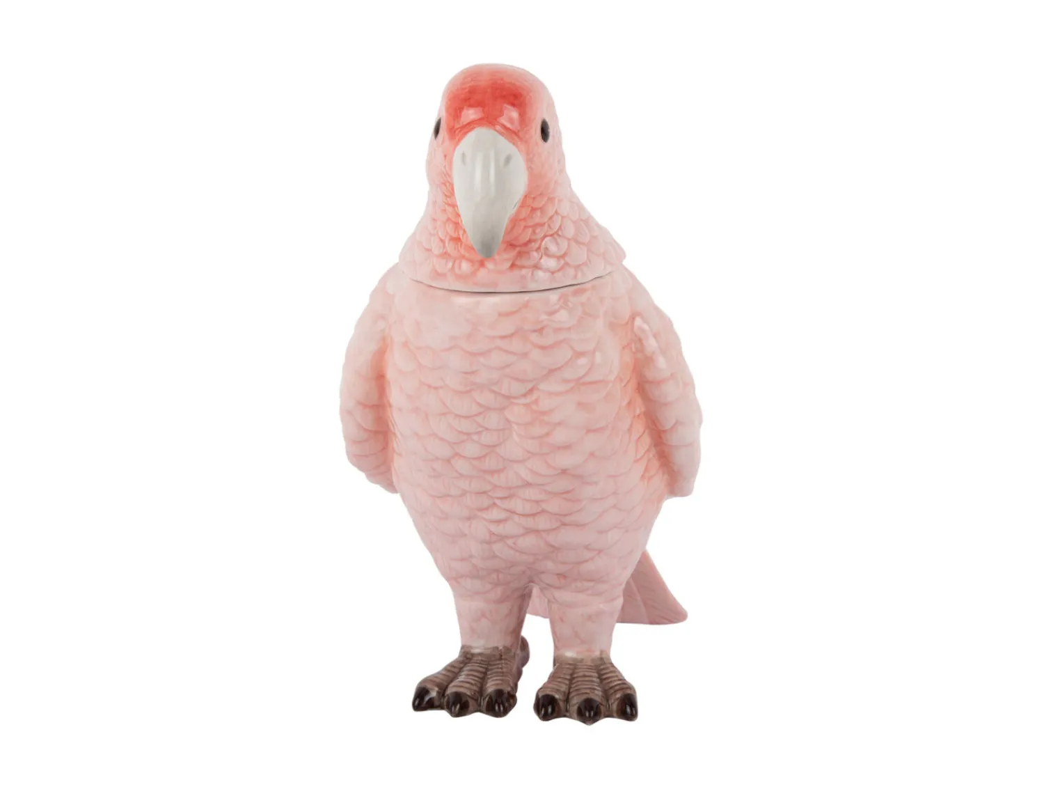 Present time - Storage jar Bird soft pink