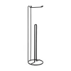 Hot Present time - Toilet roll holder Wired metal black