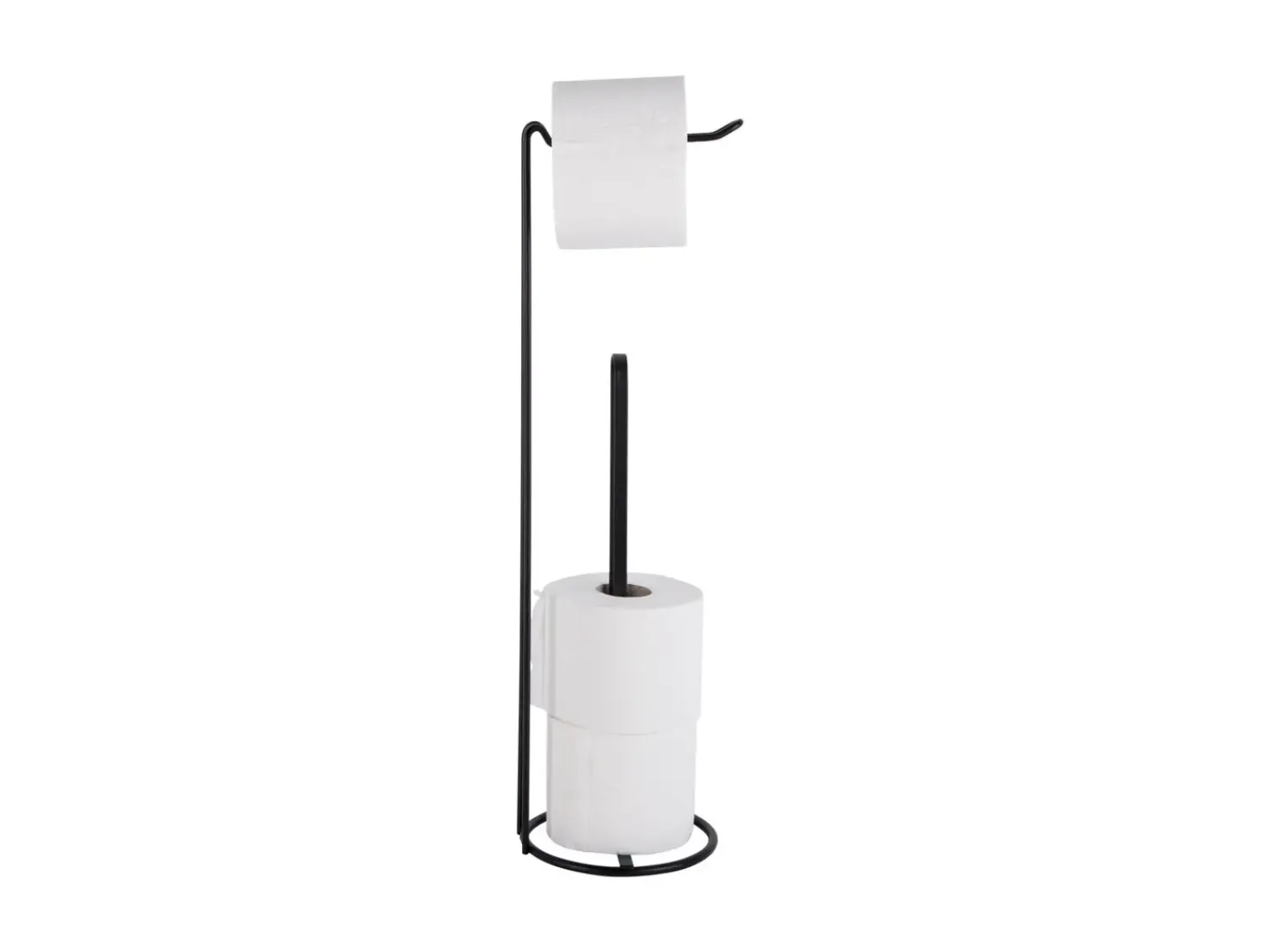 Hot Present time - Toilet roll holder Wired metal black