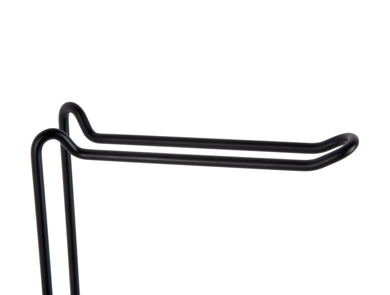 Hot Present time - Toilet roll holder Wired metal black