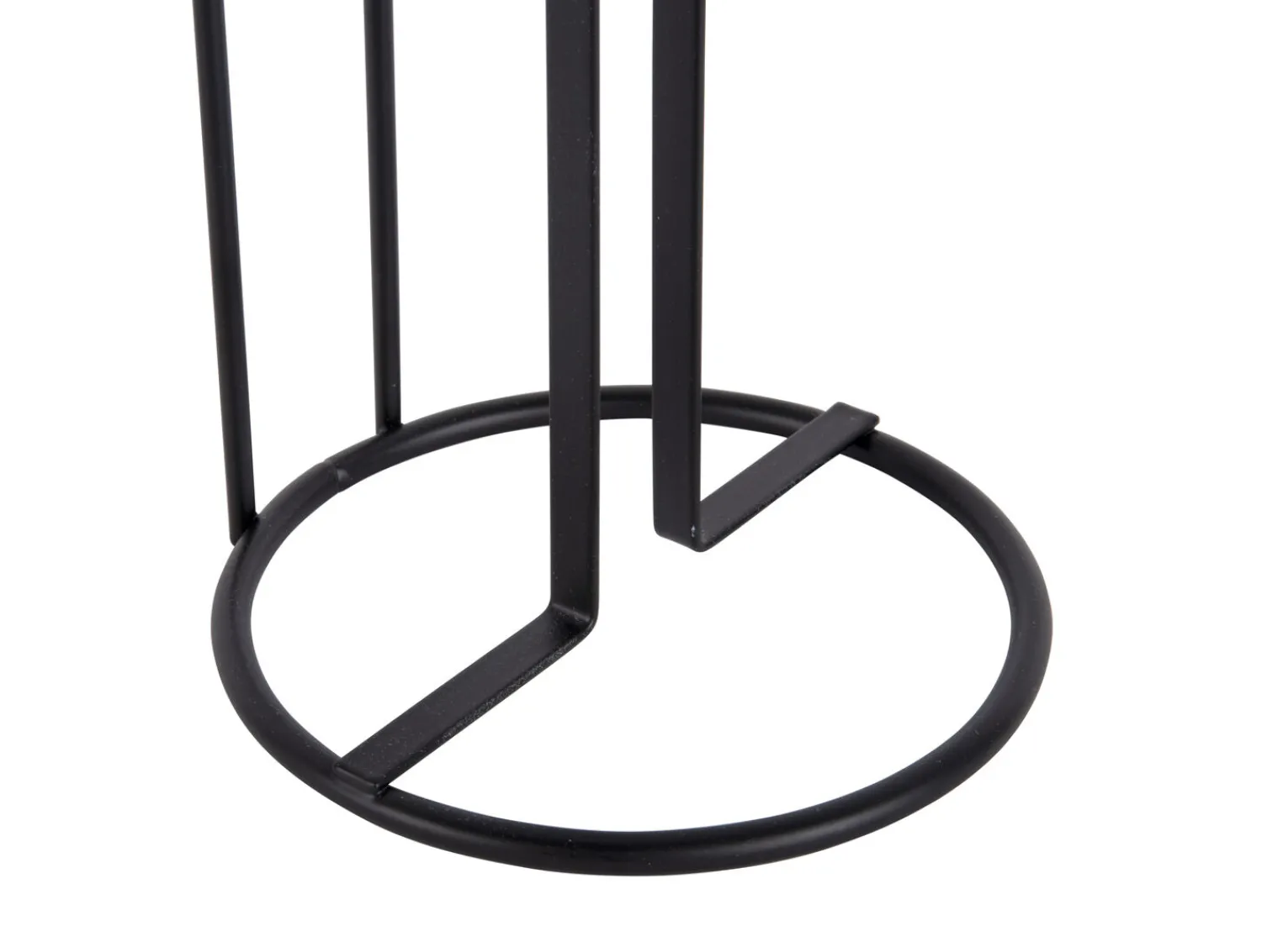 Hot Present time - Toilet roll holder Wired metal black