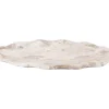 Sale Present time - Tray Waved oval medium marble brown