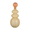 Sale Present time - Vase Alegre Anillo soft yellow w. peach orange