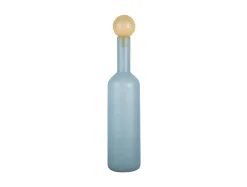 Best Present time - Vase Alegre Botellin large soft blue w. soft yellow