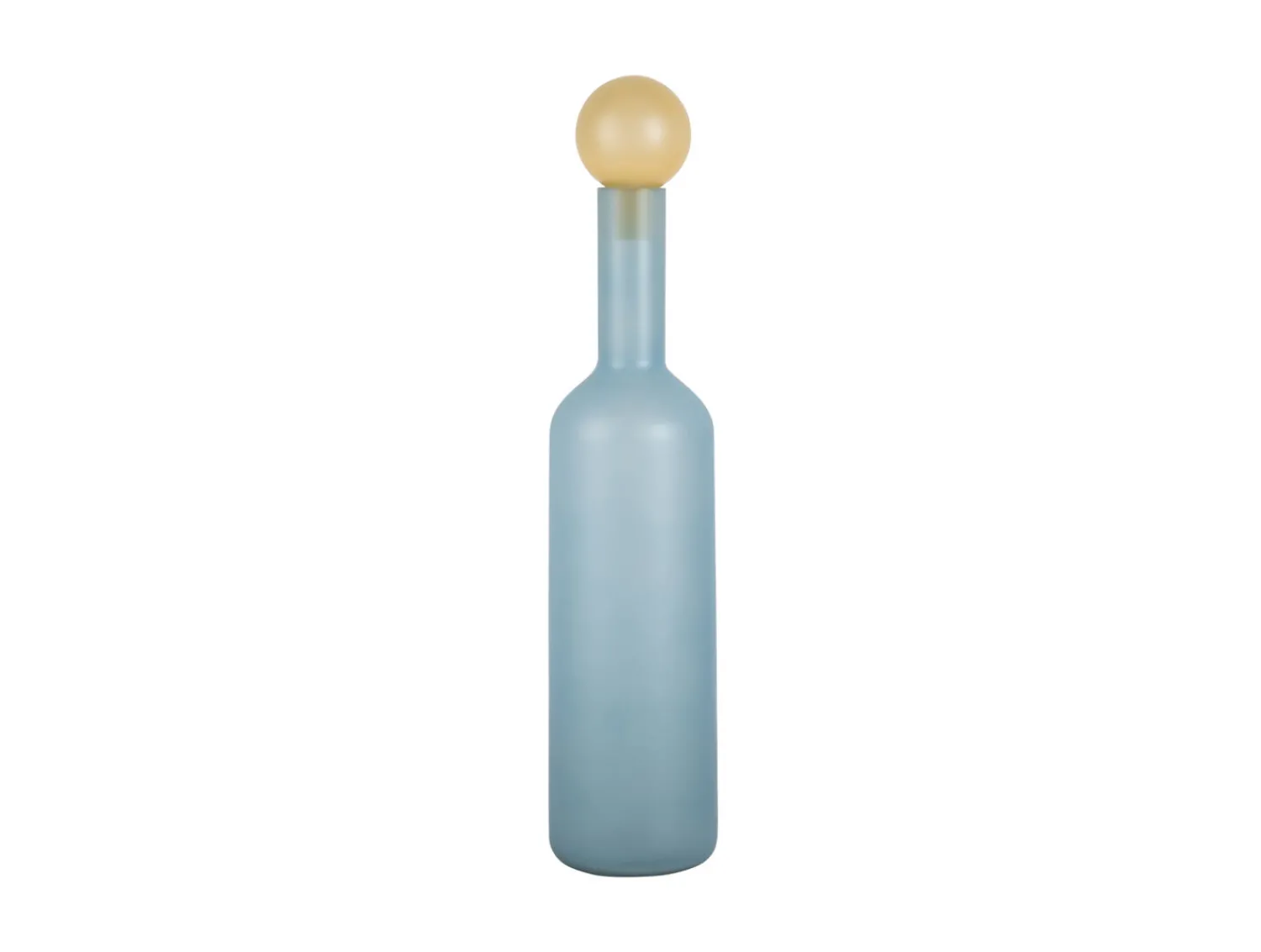 Best Present time - Vase Alegre Botellin large soft blue w. soft yellow