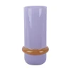 Best Present time - Vase Animado Anillo large soft purple w. mango yellow