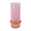 Best Present time - Vase Animado Anillo large soft pink w. bright orange